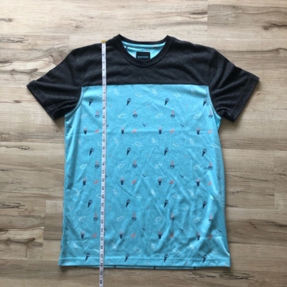 Burnside Baby Blue Ice Cream Short Sleeve Tees Casual Style - Picture 4 of 6